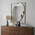 Atelier 40" Iron Mirror, Gold
