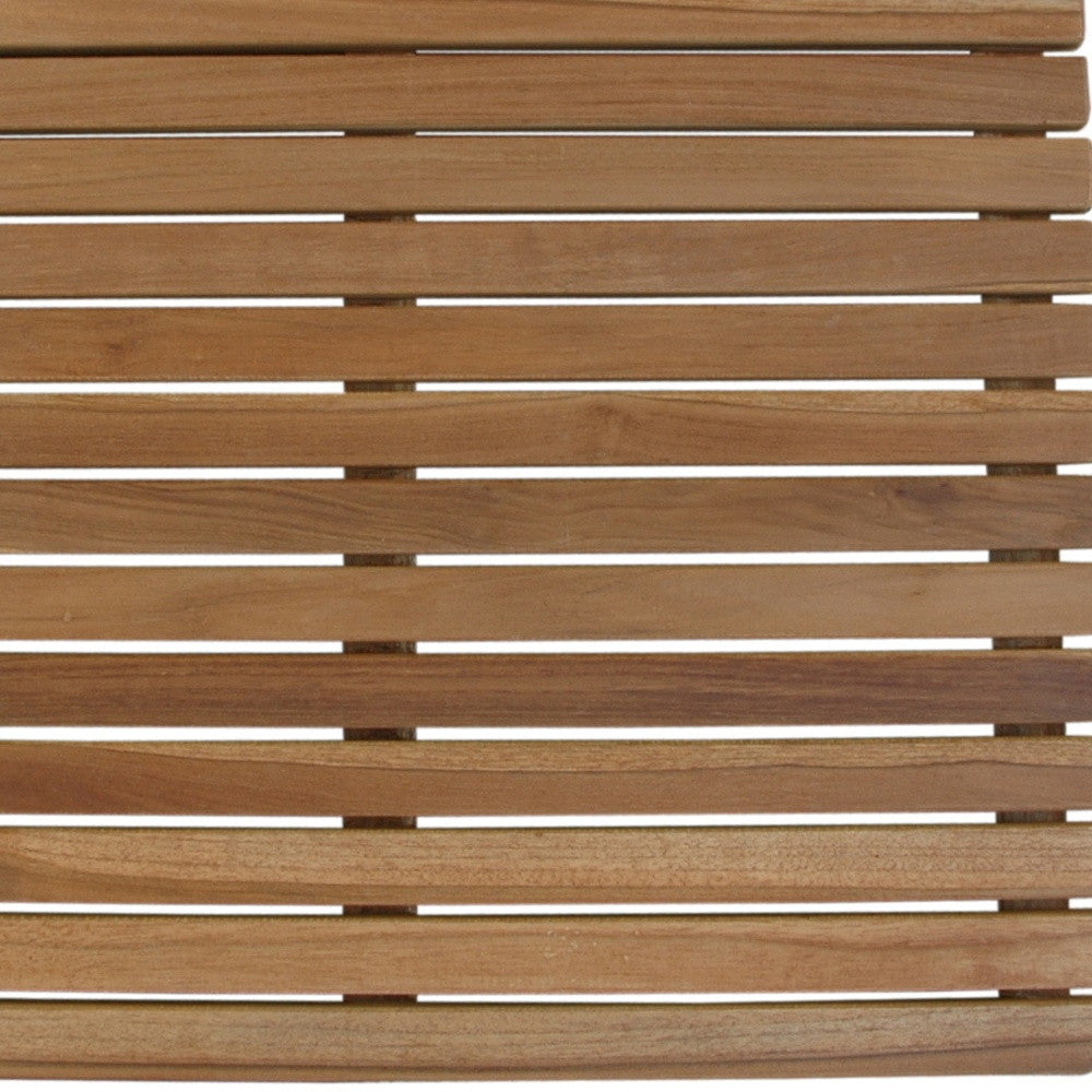 Natural Teak 24" Square Shower Mat
