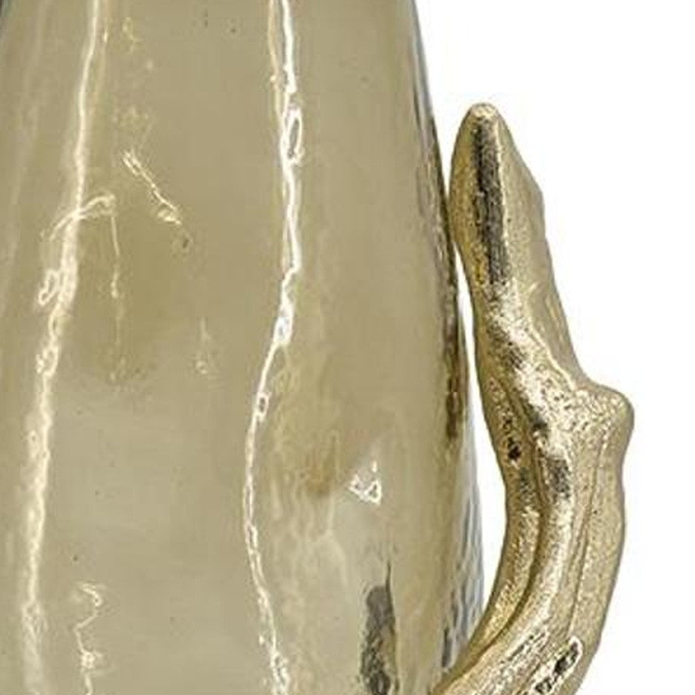 Champagne 18" Glass Vase