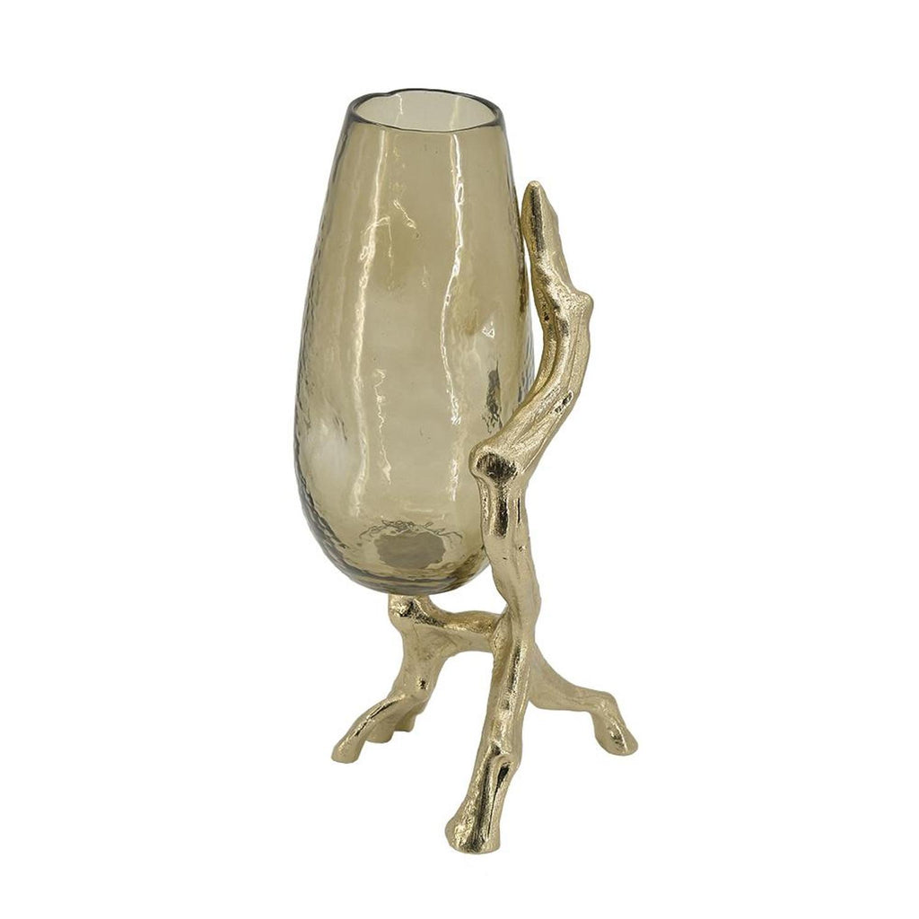 Champagne 18" Glass Vase