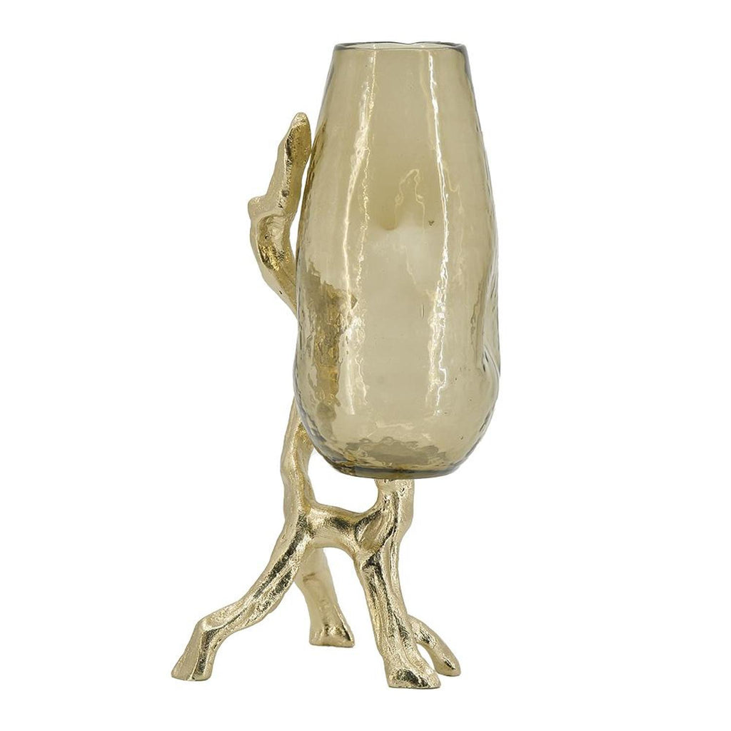 Champagne 18" Glass Vase