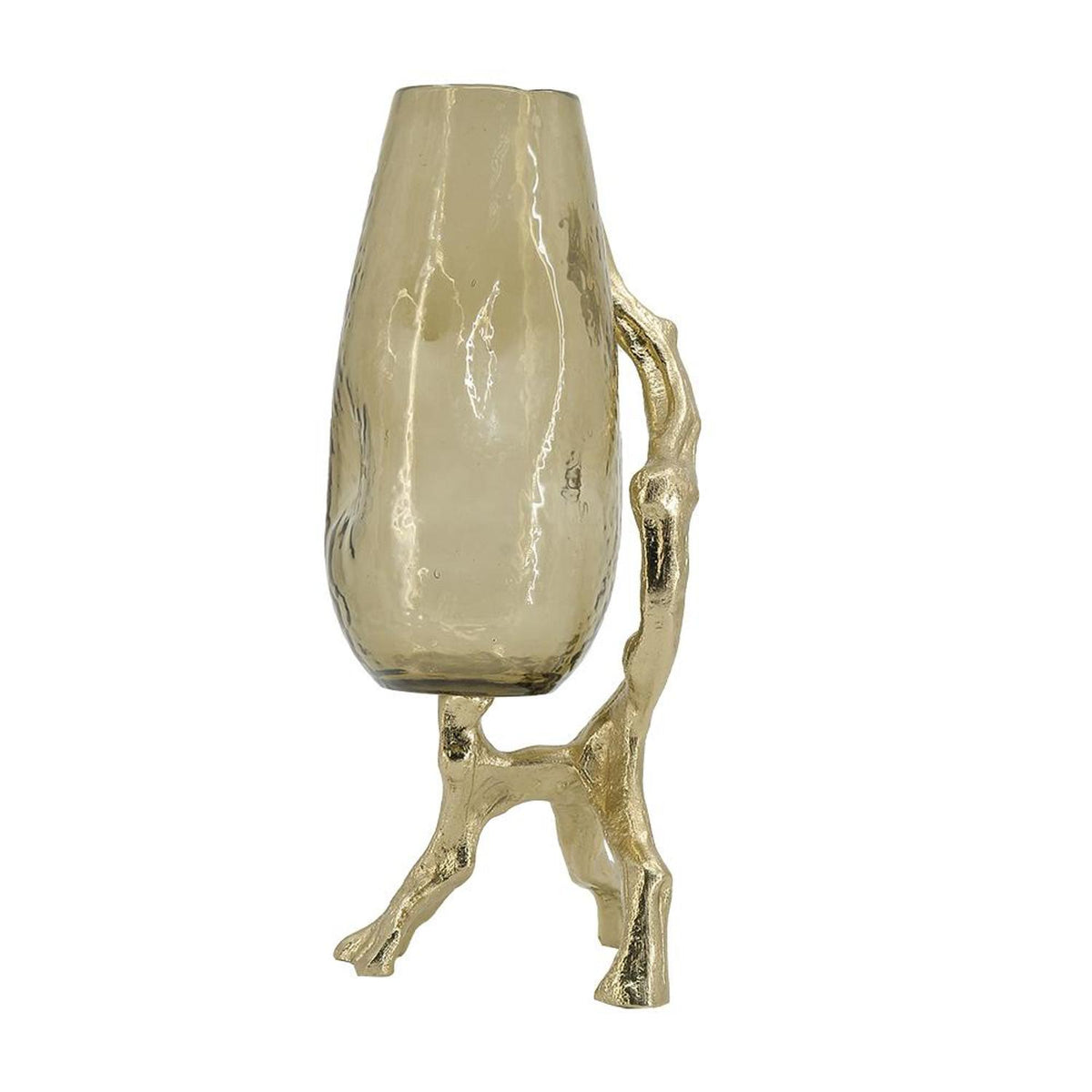 Champagne 18" Glass Vase