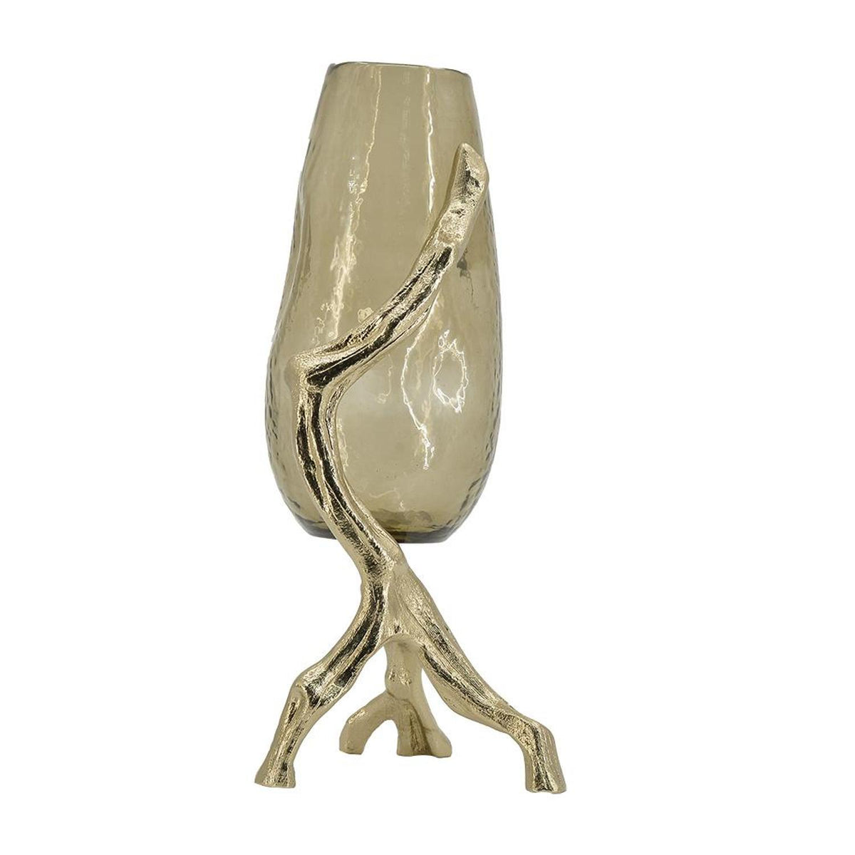 Champagne 18" Glass Vase