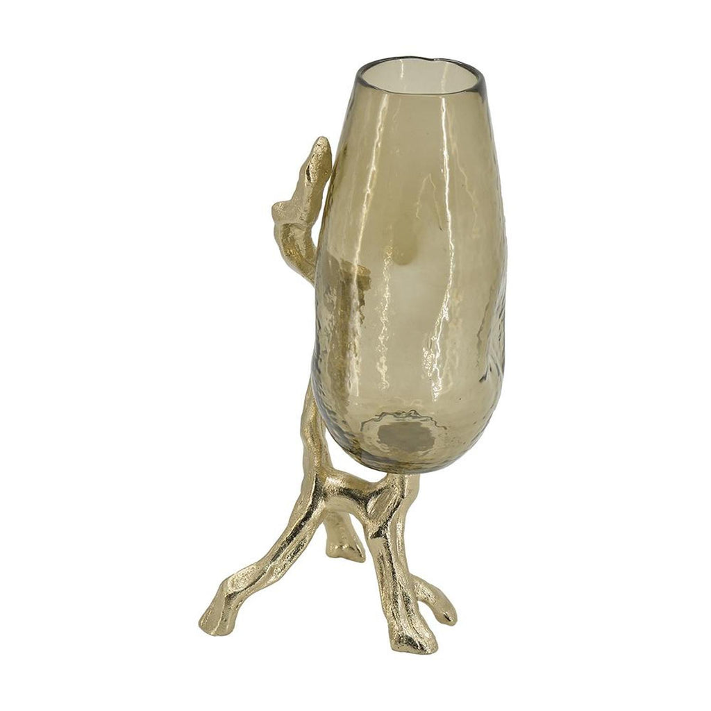 Champagne 18" Glass Vase
