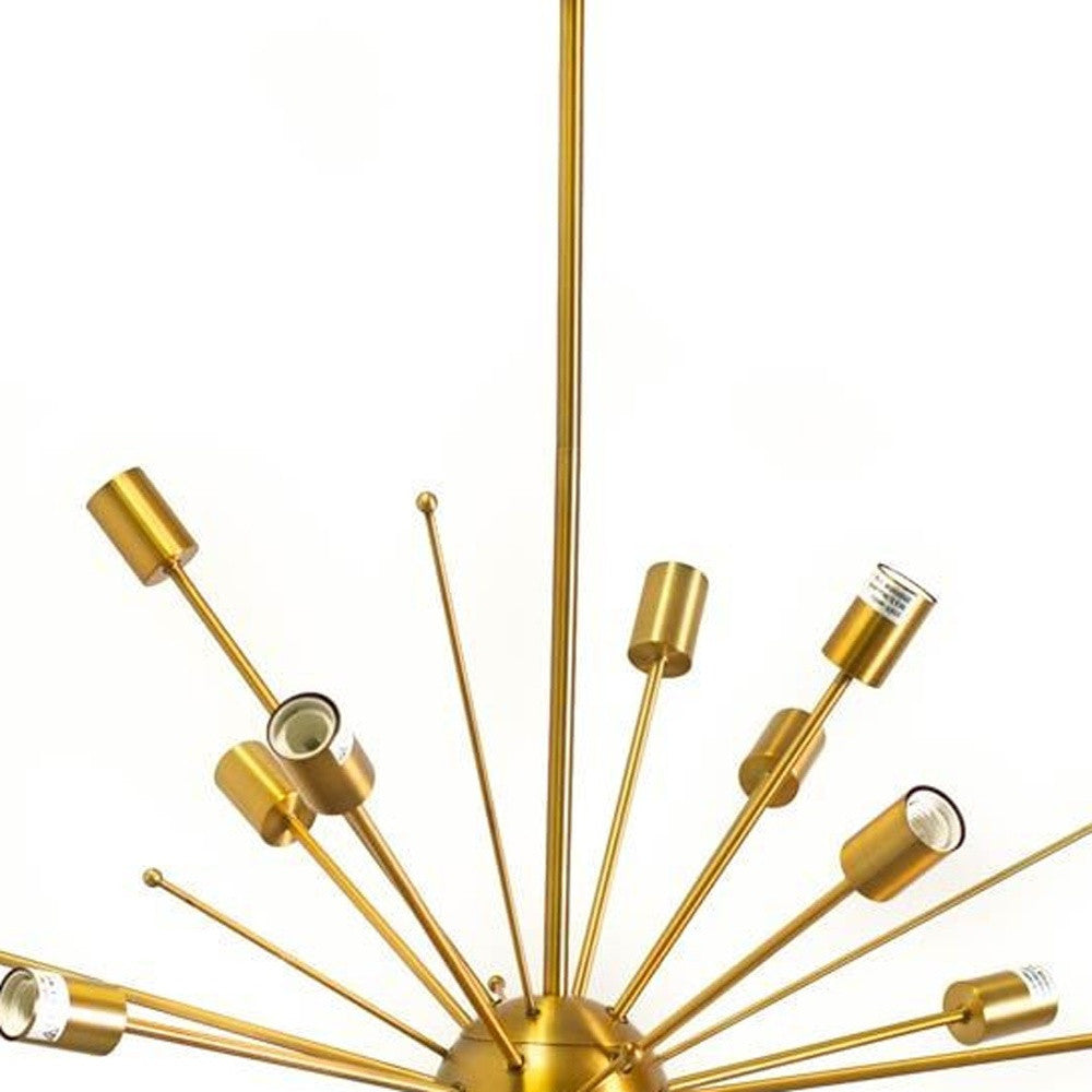 Lumière Multi-Light Chandelier, Gold