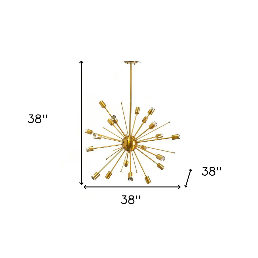 Lumière Multi-Light Chandelier, Gold
