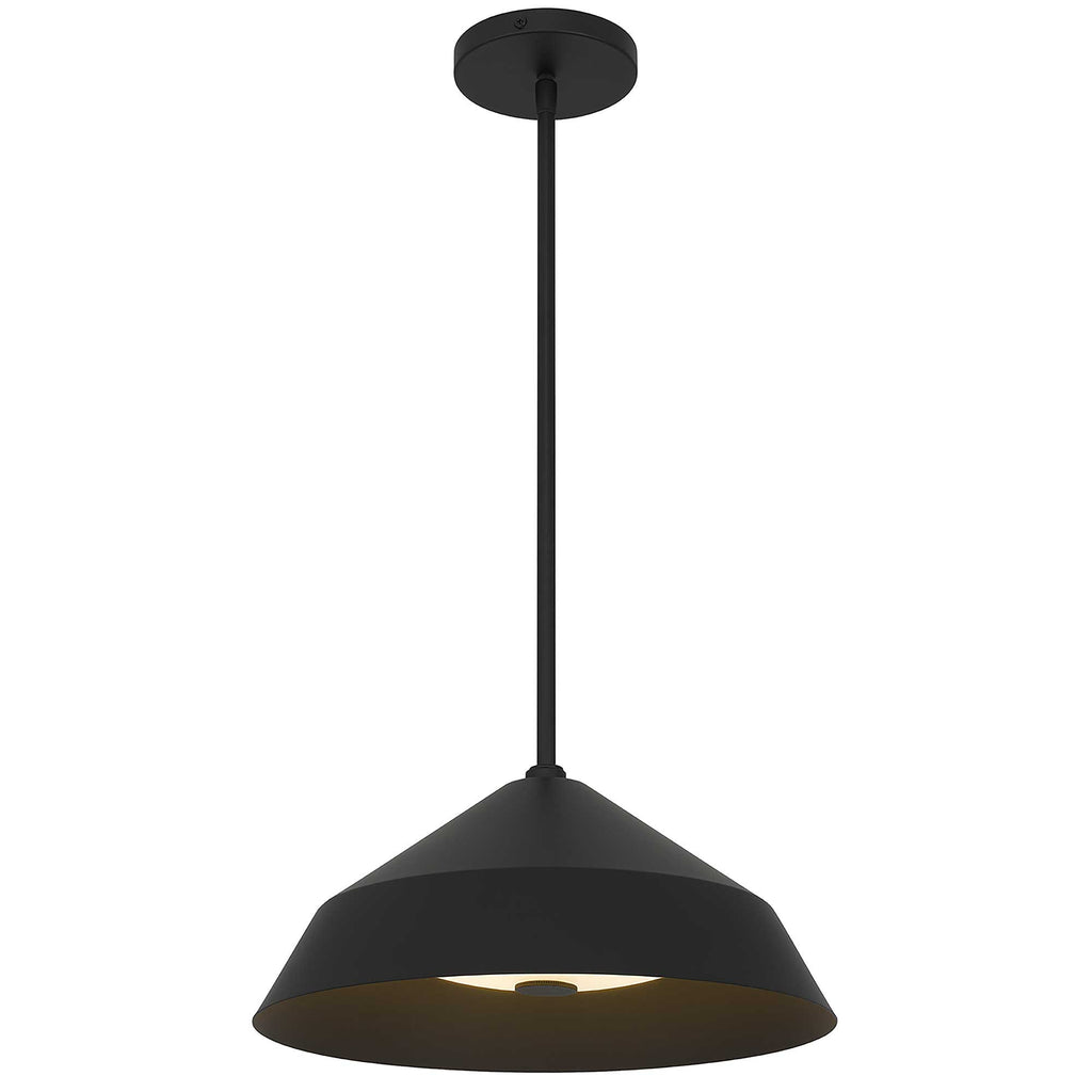 Dome LED Outdoor Pendant, Black
