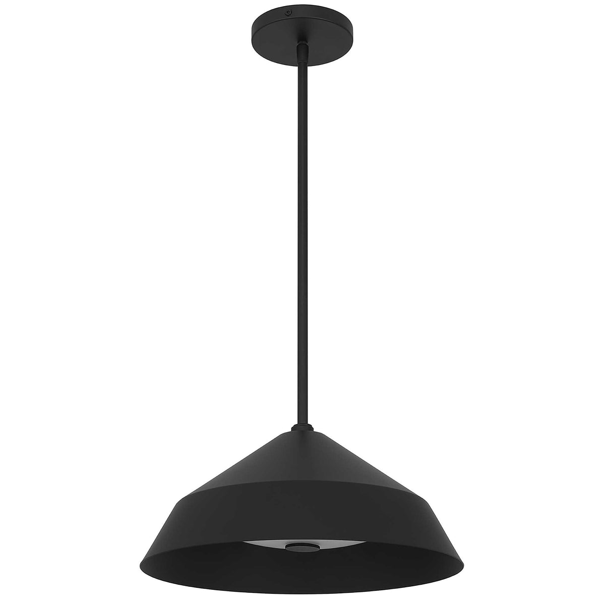 Dome LED Outdoor Pendant, Black