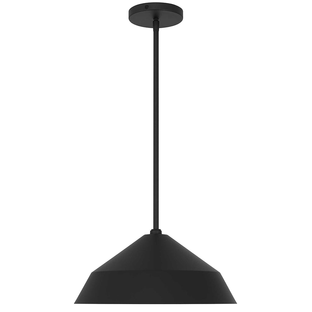 Dome LED Outdoor Pendant, Black