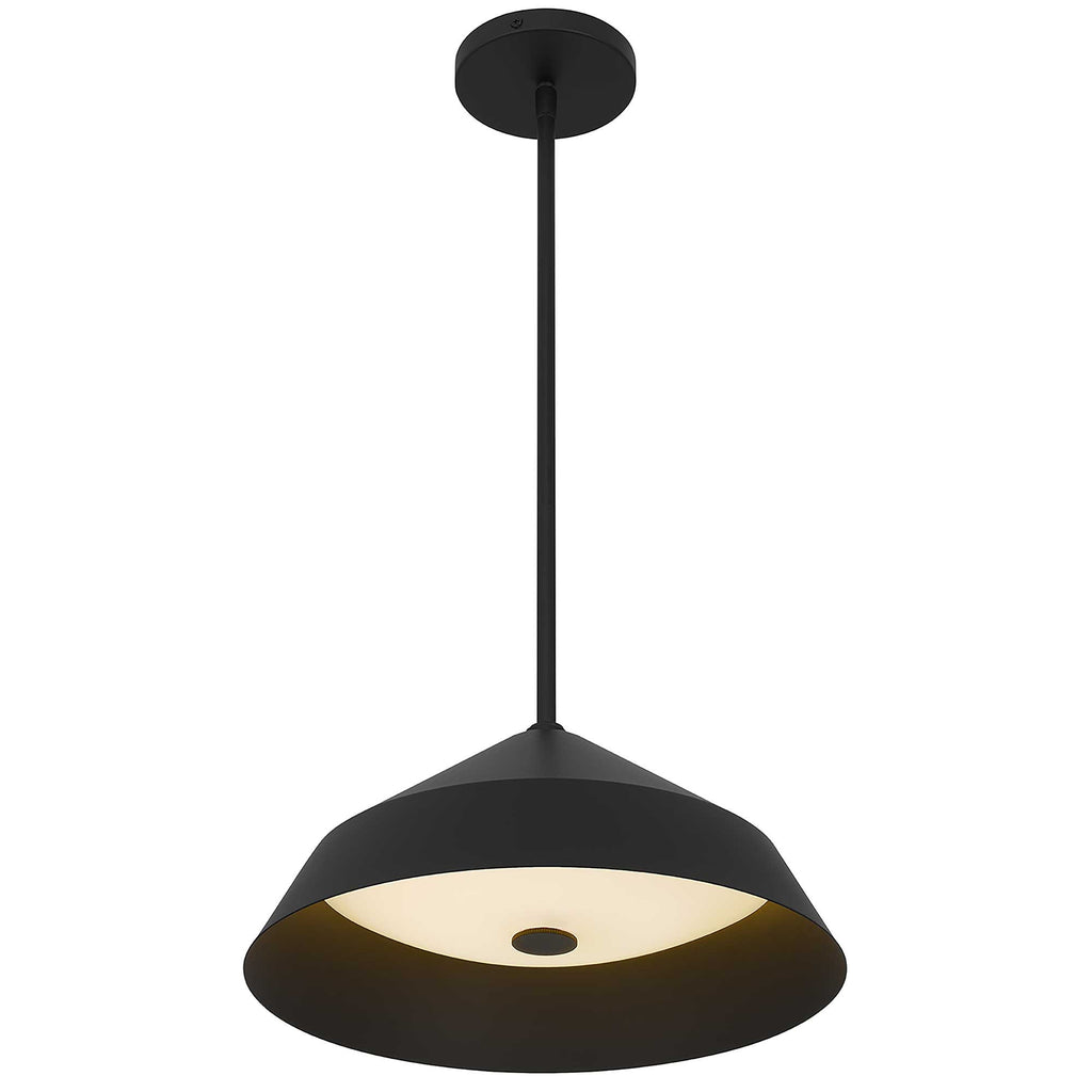Dome LED Outdoor Pendant, Black