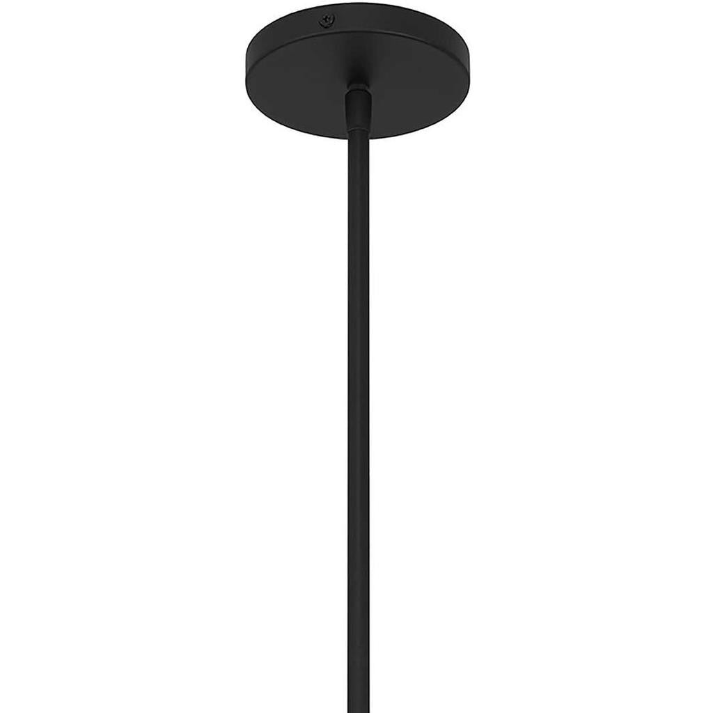 Dome LED Outdoor Pendant, Black