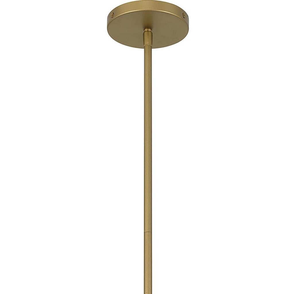 Cone 16" LED Outdoor Pendant, Antique Gold