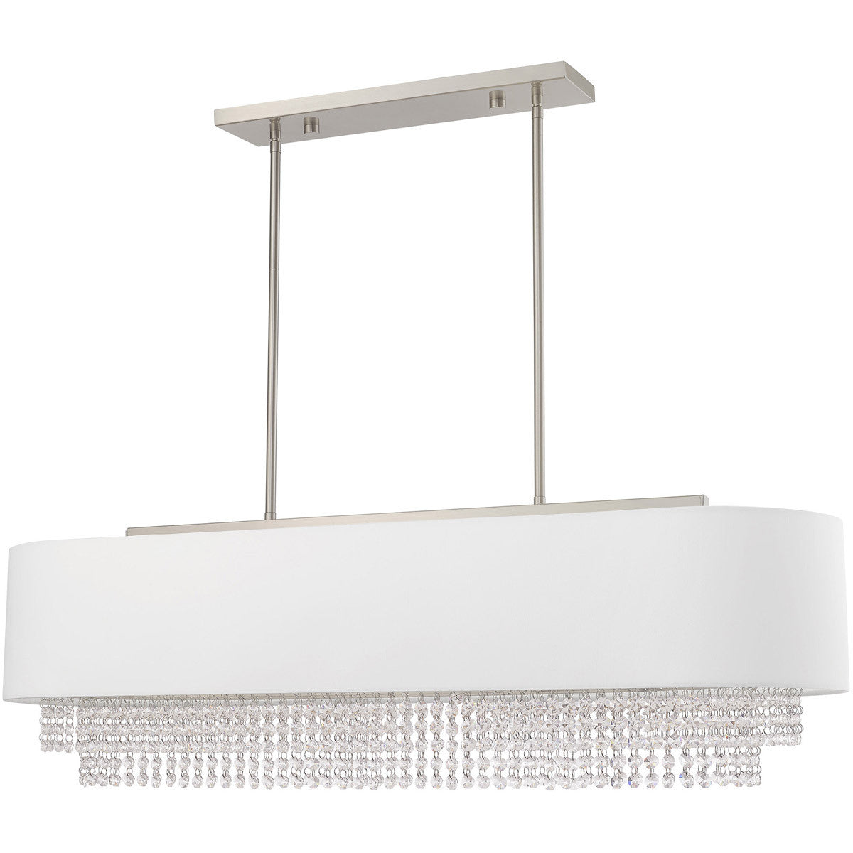 Marlowe 5-Light Shaded Chandelier, Nickel