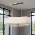 Marlowe 5-Light Shaded Chandelier, Nickel
