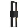 Linea LED Outdoor Wall Light, Black