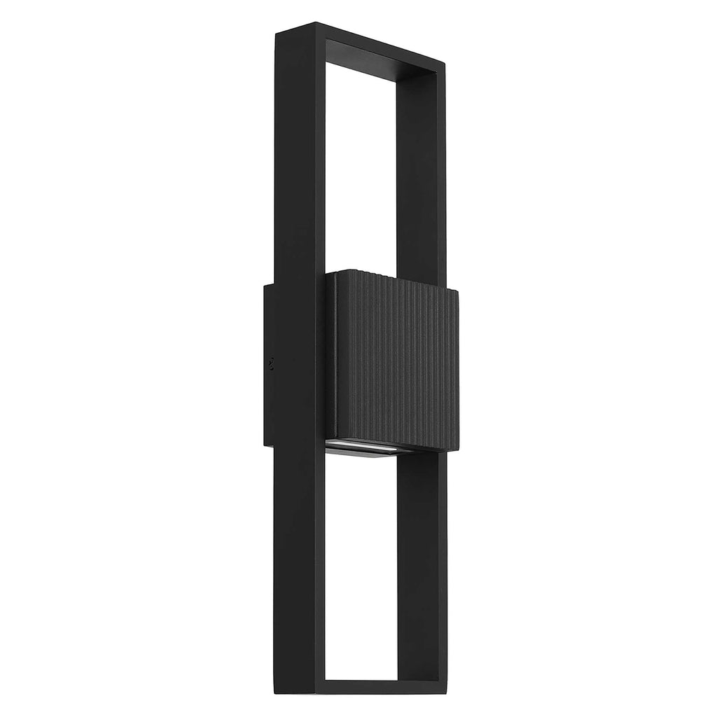 Linea LED Outdoor Wall Light, Black
