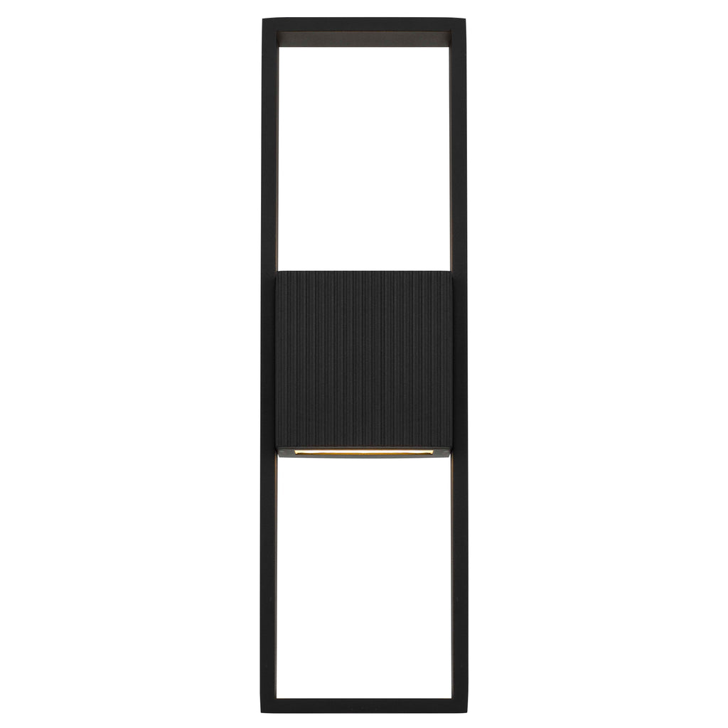 Linea LED Outdoor Wall Light, Black