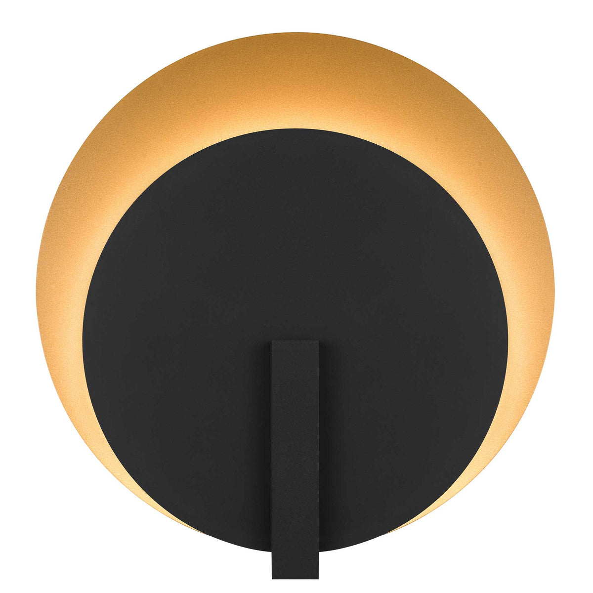 Eclipse LED Outdoor Wall Light, Black