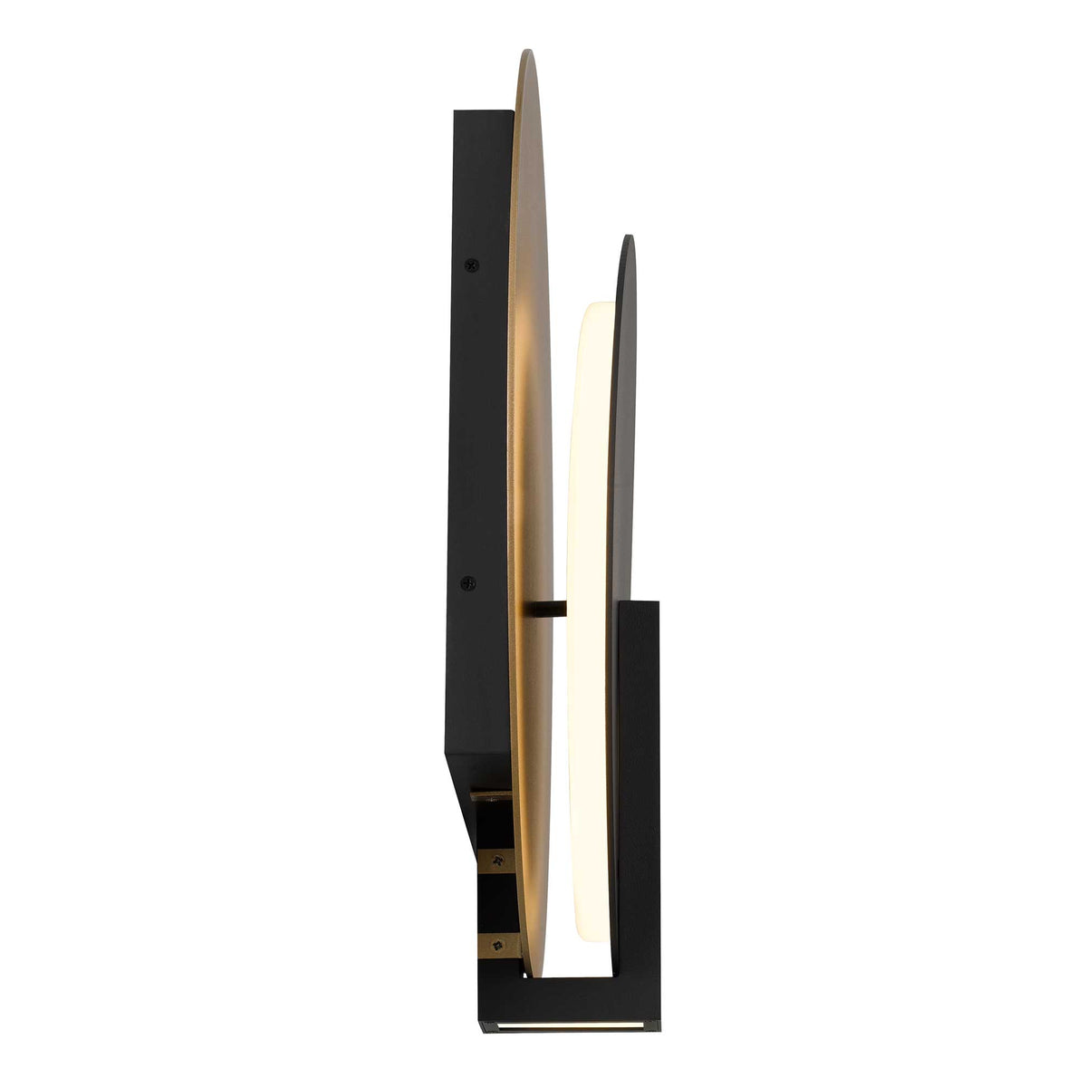 Eclipse LED Outdoor Wall Light, Black