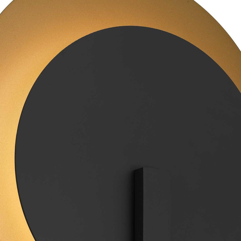 Eclipse LED Outdoor Wall Light, Black