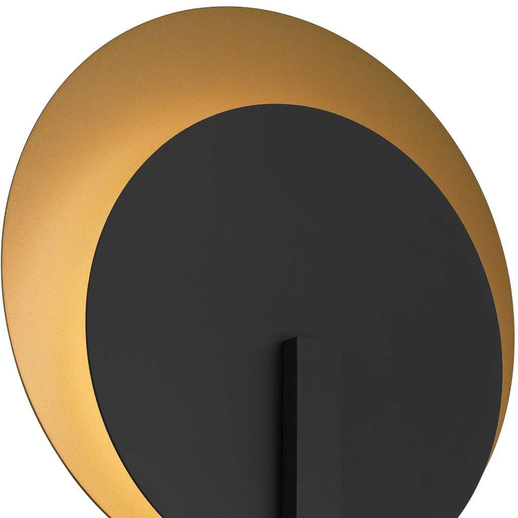 Eclipse LED Outdoor Wall Light, Black
