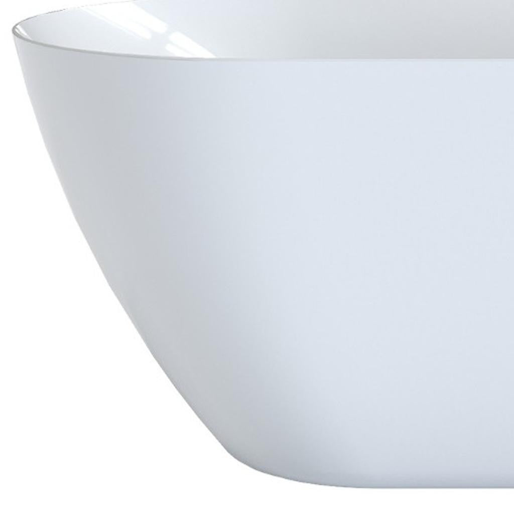 Serene 63" Freestanding Acrylic Soaking Tub