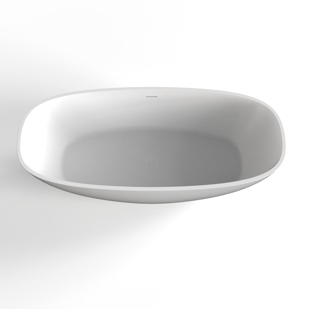Serene 67" Freestanding Acrylic Soaking Tub