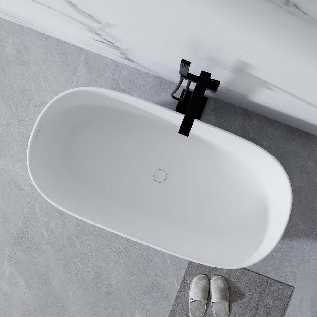 Serene 51" Freestanding Acrylic Soaking Tub
