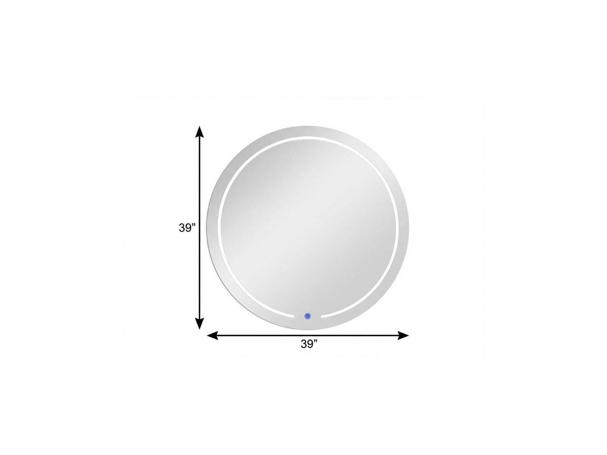 Halo 39" Round LED Vanity Mirror