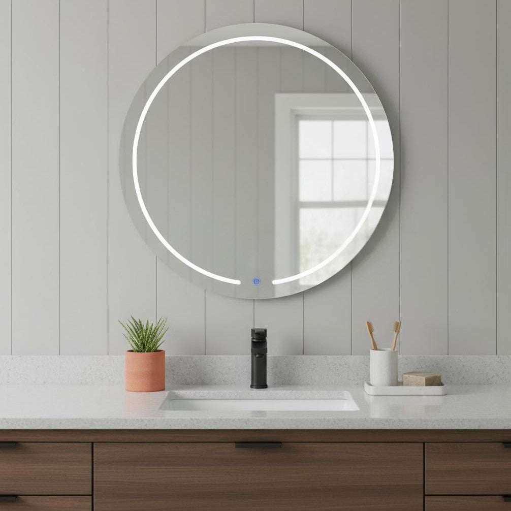 Halo 39" Round LED Vanity Mirror