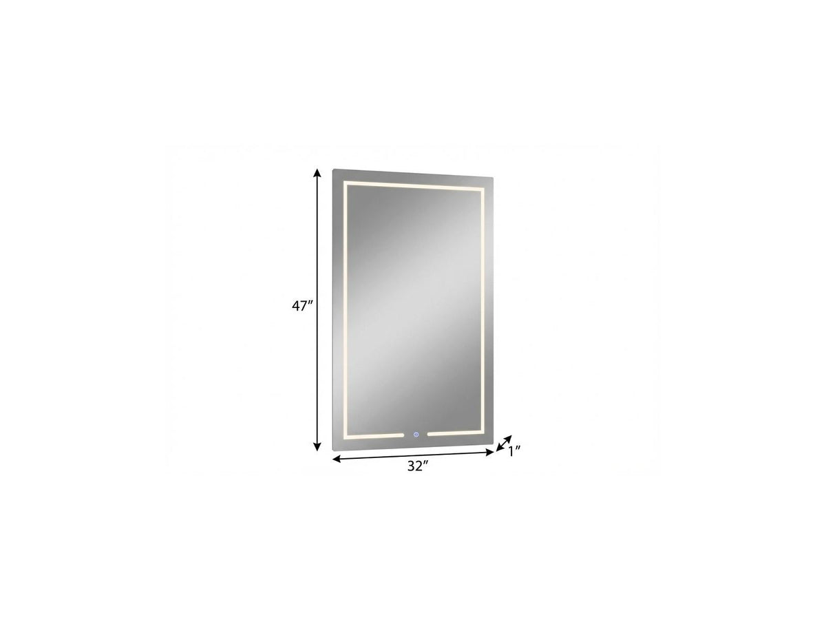 Lumen 47" x 32" LED Vanity Mirror