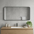 Noir 24" Black-Framed LED Anti-Fog Mirror