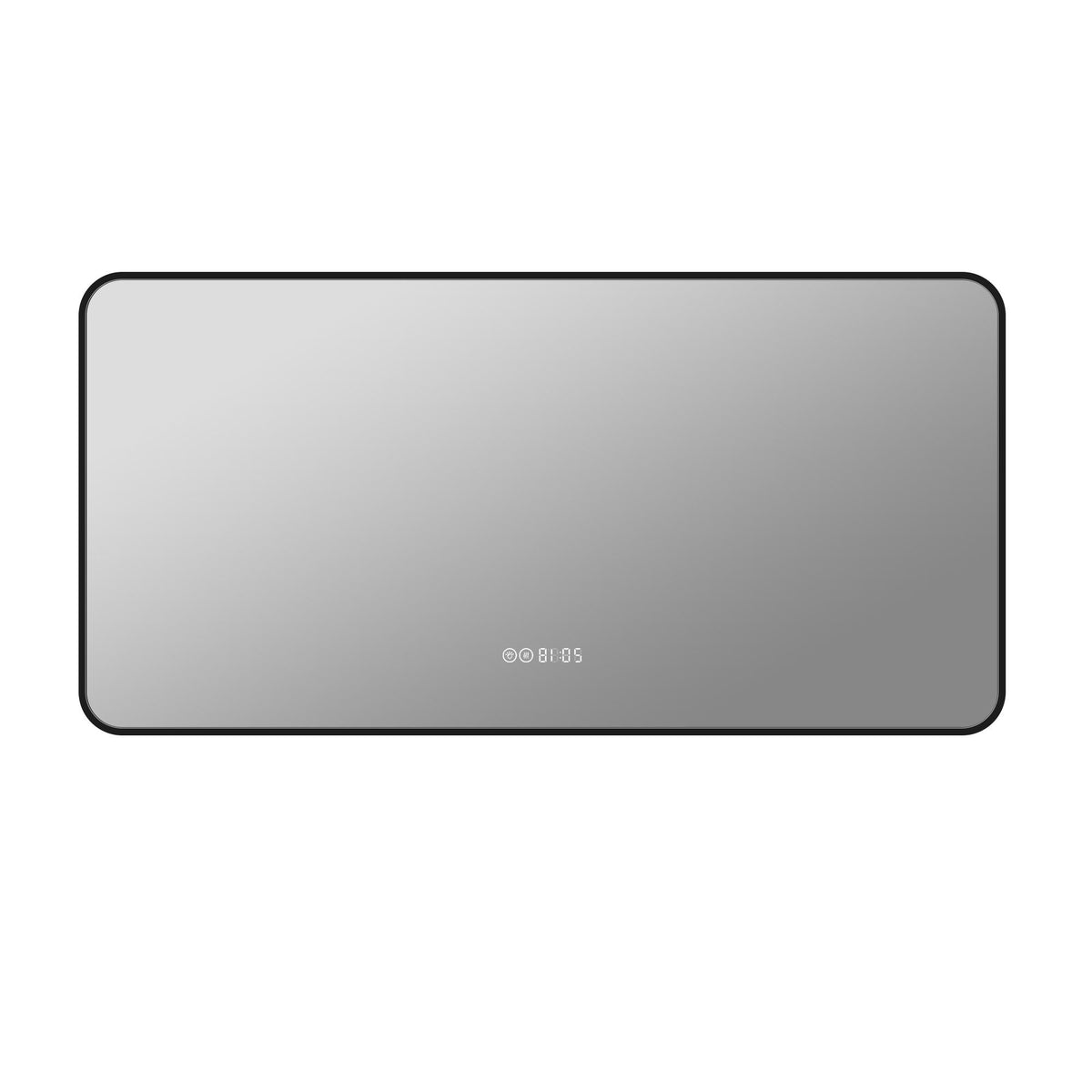 Noir 24" Black-Framed LED Anti-Fog Mirror