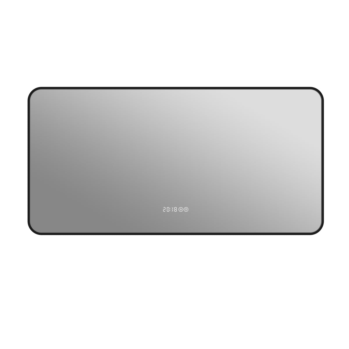 Noir 24" Black-Framed LED Anti-Fog Mirror