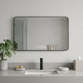 Noir 39" Black-Framed LED Anti-Fog Mirror