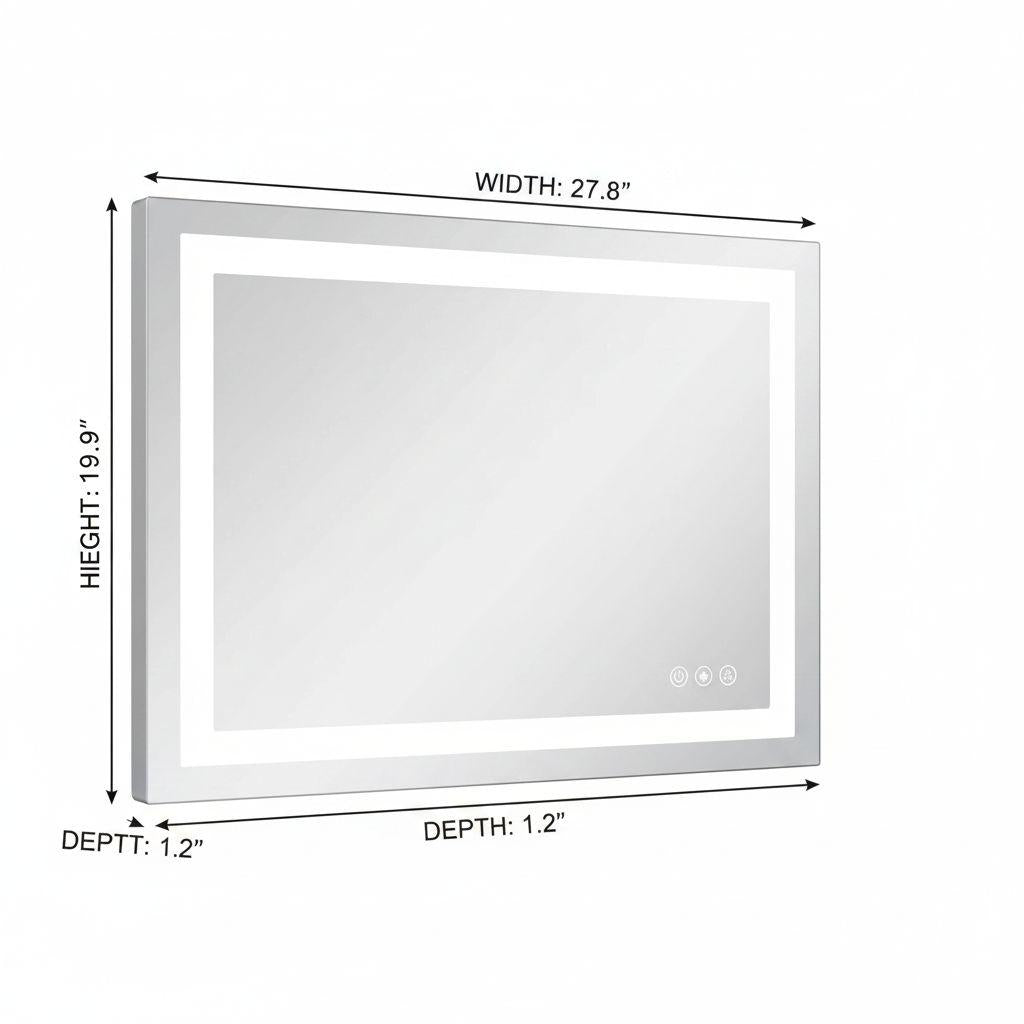 Lumen 20" LED Anti-Fog Vanity Mirror