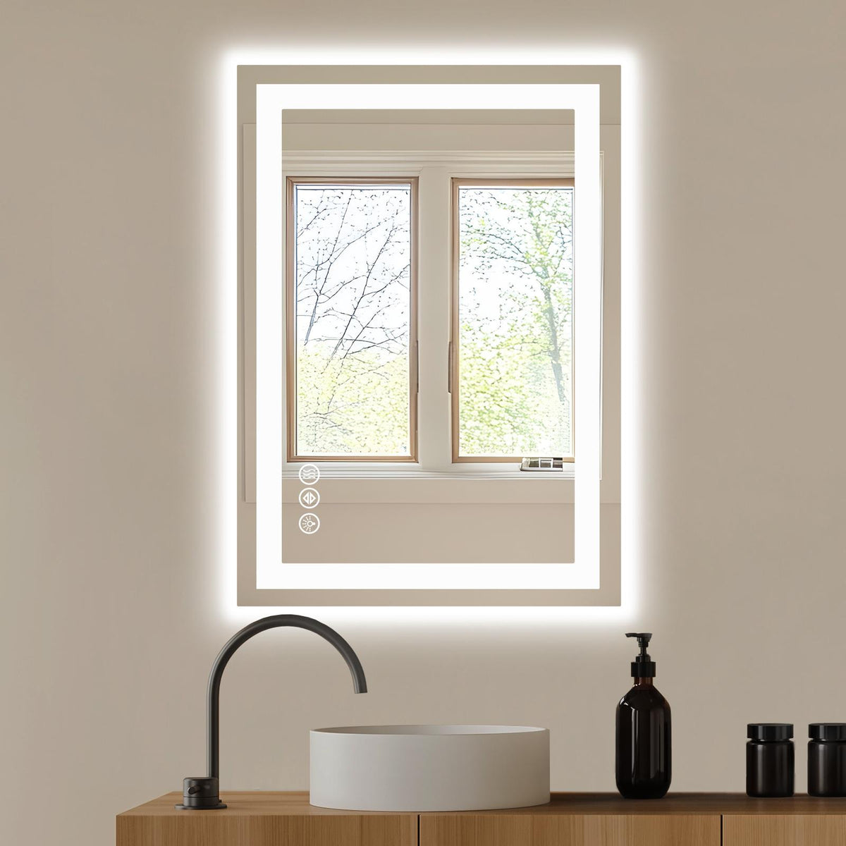 Lumen 24" LED Anti-Fog Vanity Mirror