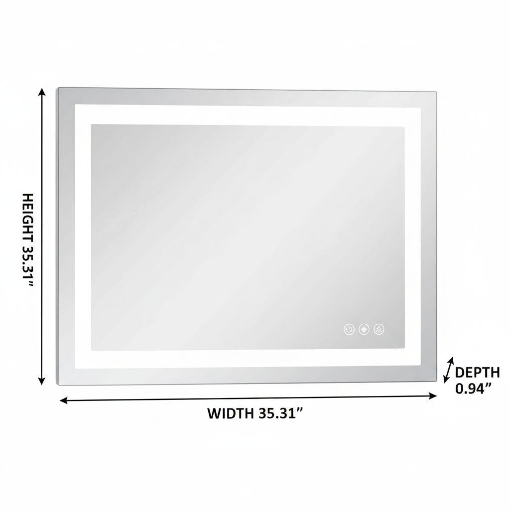 Lumen 35" LED Vanity Mirror