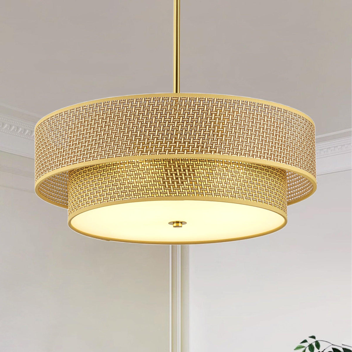 Sol 18" Flush Mount Light, Gold